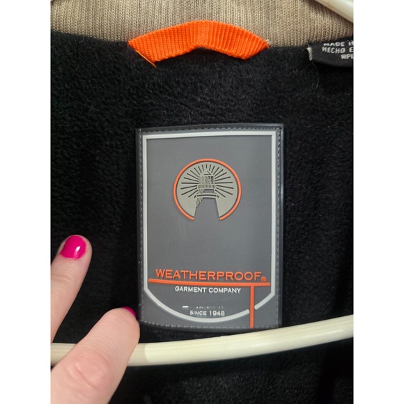 Weatherproof Garment Company Size M Ultra Tech Men Coat Water Resistant Zip - Picture 3 of 16
